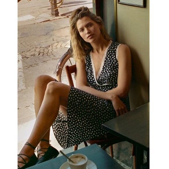 Rouje X J.Crew Rencard wrap dress Size 6 - Picture 5 of 7